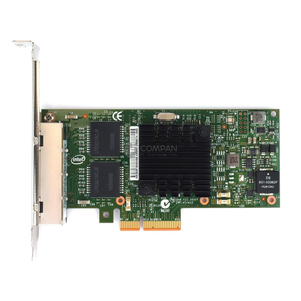 00AG522 IBM INTEL I350-T4 QUAD PORT 1GB RJ-45 NETWORK ADAPTER